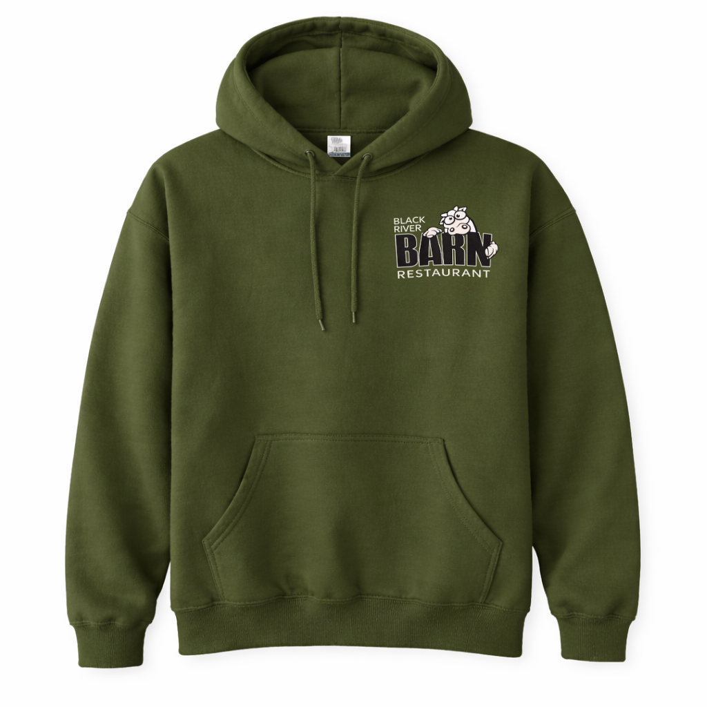 Black River Barn Zip-Up Hoodie – Unisex Restaurant Apparel