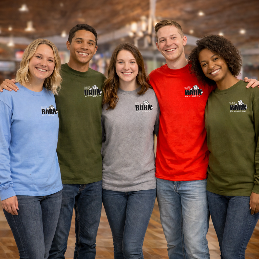 Black River Barn Crewneck Sweatshirt – Unisex Restaurant Apparel