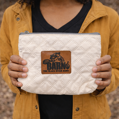 Black River Barn Quilted Makeup Bag – Restaurant Gift Accessory
