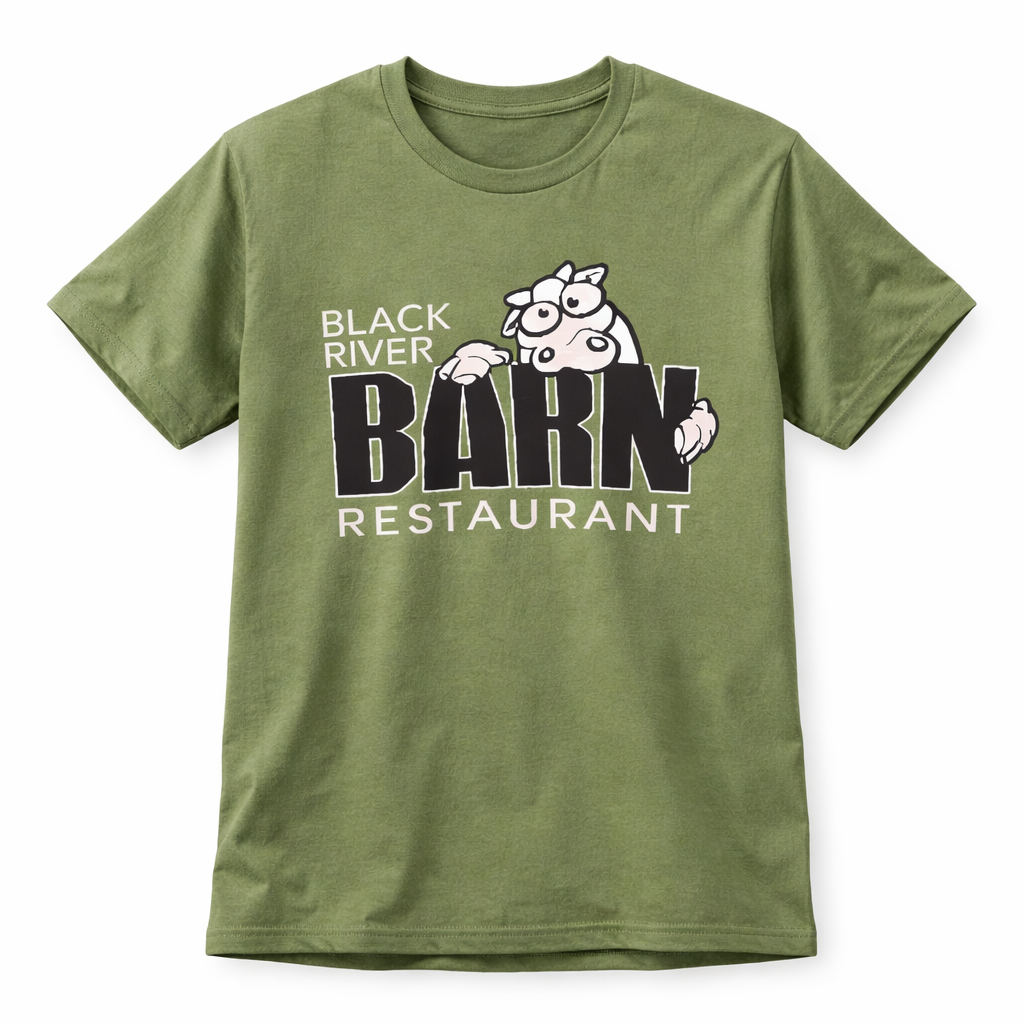 Black River Barn Short Sleeve Tee – Unisex Restaurant T-Shirt