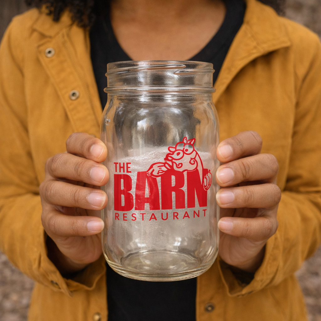Black River Barn Glass Mason Jar